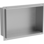 Mexen X-Wall-NR ni&scaron;inė lentyna be apvado 30 x 20 cm, inox - 1911302010
