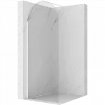 Mexen Kioto-Q Du&scaron;o sienelė Walk-in 80 x 200 cm, skaidri 8 mm, balta - 800-080-101-20-00-Q