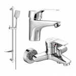 Mexen Caro DF72 vonios komplektas, chromas - 746603DF72-00