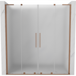 Mexen Velar L Duo stumdomos du&scaron;o durys 180 cm, matinės, valcuotas varis - 871-180-003-32-65