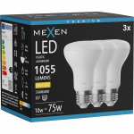 Mexen Nova 3x LED lemputė E27, R63, 10W, &Scaron;iltas - 3000K, 1055 lm - L104-E27-1030-01x03