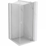 Mexen Mist-H T du&scaron;o kabina su atveriamomis kairinėmis durimis 70 x 70 cm, permatoma, chromuota - 8A5T-070-070-01-00-L