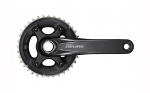 Žvaigždžių blokas priekinis Shimano FC-M6000-3 Deore 3x10 pavarų 40x30x22T 175 mm