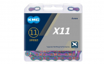 Grandinė KMC X11 Aurora Blue 11 pavarų, 118L