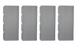 Perforuota sienelė Unior 990BA 4 vnt, 228 x 28.5 x 509 mm