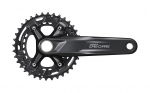 Žvaigždžių blokas priekinis Shimano FC-M4100-2 Deore 2 x 10 pavarų 36x26T 175 mm 68/73 mm BCD