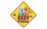 Ženklas Baby on board Seven Paw Patrol Girls