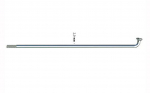 Stipinas 2 x 296 mm Sapim Leader J-Bend