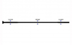 Stipinas 2-1.8-2 x 291 mm Sapim Race Straight