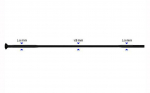 Stipinas 2-1.8-2 x 295 mm Sapim Race Straight
