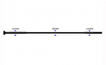 Stipinas 2-1.8-2 x 306 mm Sapim Race Straight