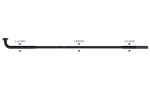 Stipinas 2-1.8-2 x 274 mm Sapim Race J-Bend