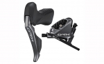 Stabdžių pavarų rankenėlė su hidrauliniais stabdžiais Shimano ST-RX815(L) BR-RX810(F) GRX Di2 2 pavarų