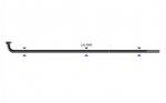 Stipinas 2 x 268 mm Sapim Leader J-Bend