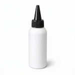 100 ml Baltas HDPE butelis su dozatoriumi