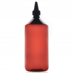 1000ml hdpe amber butelis su dozatoriumi