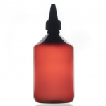 500ml hdpe amber butelis su dozatoriumi