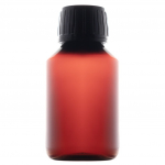 100ml hdpe amber buteliukas