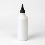 500 ml Baltas HDPE butelis su dozatoriumi