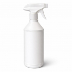 500 ml Baltas HDPE butelis su purk&scaron;tuku