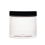 200 ml plastikinis indelis su juodu dangteliu ir indukcine tarpine