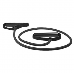 Apvali pasiprie&scaron;inimo guma su rankenomis MoVeS Tubes. juoda. 120 cm