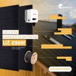 10,2 kW saulės elektrinės komplektas