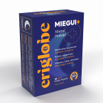 eriglobe MIEGUI+ (melatoninas liposomose, magnio bisglicinatas, valerijonas)