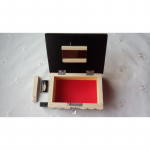 Papuo&scaron;alų dėžutė medinė dėlionės dėžutė su stebuklingu atidaromu žiedo laikikliu nuotykių medžioklės i&scaron;&scaron;ūkiu