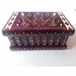 didelė medinė puo&scaron;ybos magi&scaron;ka galvosūkių dėžutė su paslėptu raktų saugojimu papuo&scaron;alams pinigų seifu