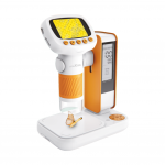 Maxlife skaitmeninis mikroskopas MXDM-200 su stovu, oranžinis