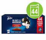Felix Fantastic Mix of Flavors Jelly 85g X 44 (vi&scaron;tiena, jautiena, antiena, ėriena), 44 x 85 g