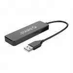 Orico FL01 USB-A &scaron;akotuvas (hub) prijungimo stotelė 4x USB-A 2.0 &ndash; juodos spalvos