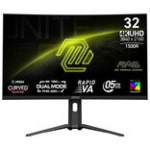 MSI MAG 321CUPDFDE, 31.5 inch Curved Gaming Monitor, 320Hz, Rapid VA, FreeSync Premium