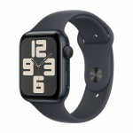 I&scaron;manusis laikrodis Apple Watch SE2 (2024) GPS 44mm Midnight Aluminium Case with Sport Band M/L – Midnight
