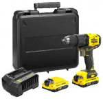 STANLEY SUKTUVAS V20 SFMCD710D2K 60Nm 2×2,0Ah LAGAMINAS