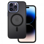 Tel Protect Magnetic Carbon dėklas skirtas Apple iPhone 13 Pro juodas-violetinis