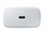 EP-TA845EWE + EP-DW767JWE Samsung 45W Kelioninis įkroviklis + USB-C/USB-C kabelis baltos spalvos (OOB Bulk pakuotė)