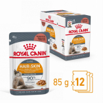 ROYAL CANIN Hair & Skin Care – &scaron;lapias kačių maistas – 12x85g