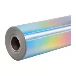 HTVRONT holografinė lipni plėvelė, 30.5 cm x 90 cm (sidabrinė)
