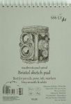 Bloknotas eskizams Bristol AUTHENTIC, A4, 185gr, 50 lapų, su spirale vir&scaron;uje, kieta nugarėle