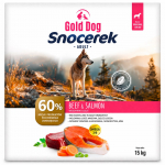 Gold Dog Snocerek jautiena ir la&scaron;i&scaron;a – sausas maistas &scaron;unims – 15kg