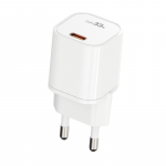 Rock Laidinis įkroviklis T88 Sugar Cube Series GaN - Type C - QC 3.0 PD 33W 3A baltos spalvos