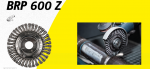 KLINGSPOR VAMZDŽIŲ &Scaron;EPETYS 125mm x 6 x 22,23 BRP600Z SUSUKTA VIELA