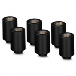 Thermal Grizzly DeltaMate Extender Fitting - MF28, black, pack of 6