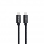 Maxlife MXUC-12 laidas USB-C – USB-C 3,0 m 60W juodas