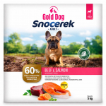 Gold Dog Snocerek jautiena ir la&scaron;i&scaron;a – sausas maistas &scaron;unims – 5kg