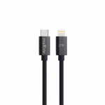 Maxlife MXUC-12 laidas USB-C &ndash; Lightning 3,0 m 27W juodas