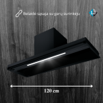 Garų surinkėjas Elica BOXIN ADVANCE PLUS BL MAT/A/120 PRF0199292