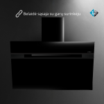 Garų surinkėjas Elica STRIPE LUX @ BL/A/90 PRF0100991D